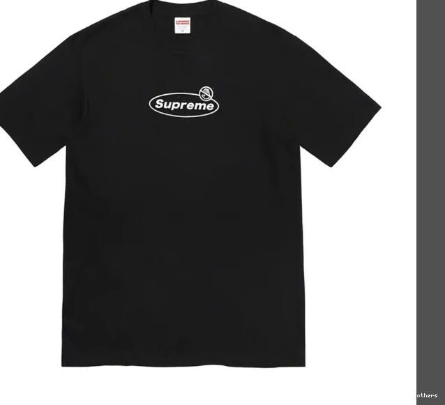 Banner sleeved S White Logo Warning L 22FW M Tee T-shirt Short Black XL and Warning 0810